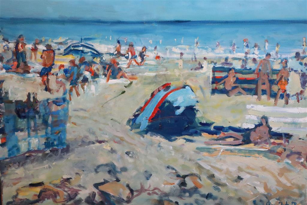 Russ Foster St Malo 60 x 80cm., unframed